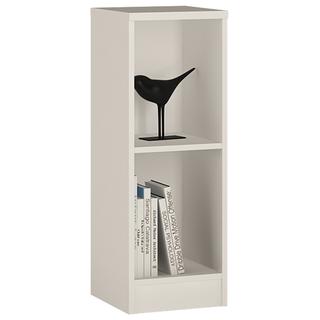 4 You Low Narrow Bookcase in Sonama Oak/Pearl White/Canyon Grey