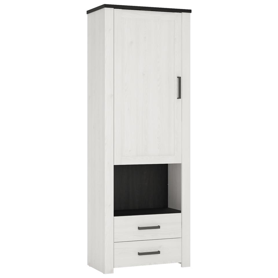 Provence Tall narrow cabinet 2 drawer 1 door