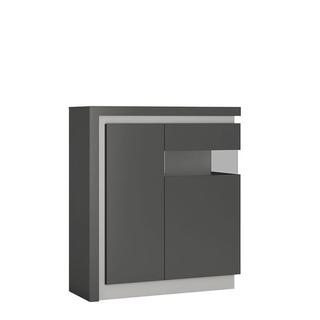 Lyon 2 Door Designer Cabinet (RHD) inc. LED Lighting