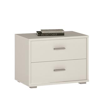 4 You 2 Drawer low chest/ Bedside in Sonama Oak/Pearl White/Canyon Grey and White