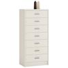 4 You 7 Drawer narrow chest in Pearl White