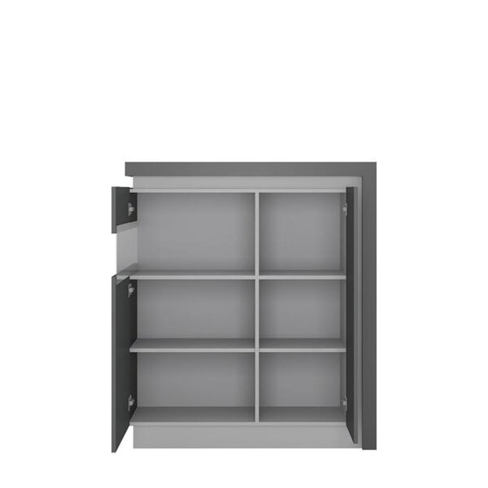 Lyon 2 Door Designer Cabinet (LHD) inc. LED Lighting