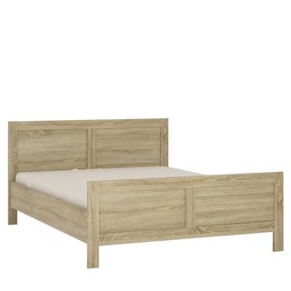4You Double bed in Sonama Oak/Pearl White