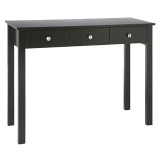 Florence Dressing Table with 3 drawers in Black/White